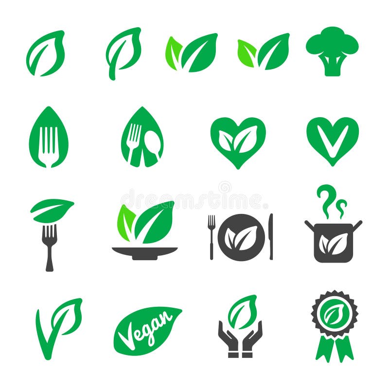 Vegan icon set,vector and illustration. Vegan icon set,vector and illustration